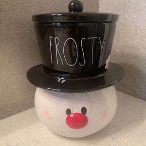 Rae Dunn Frosty The Snowman Christmas Canister